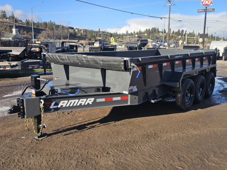 New 2026 Lamar 7x16 21k Dump Trailer