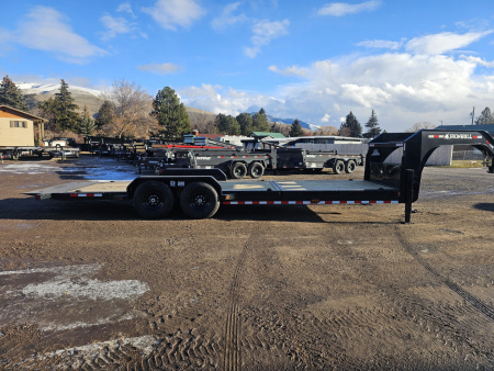 New 2026 Iron Bull 24' 14k Gooseneck Tilt Deck Trailer