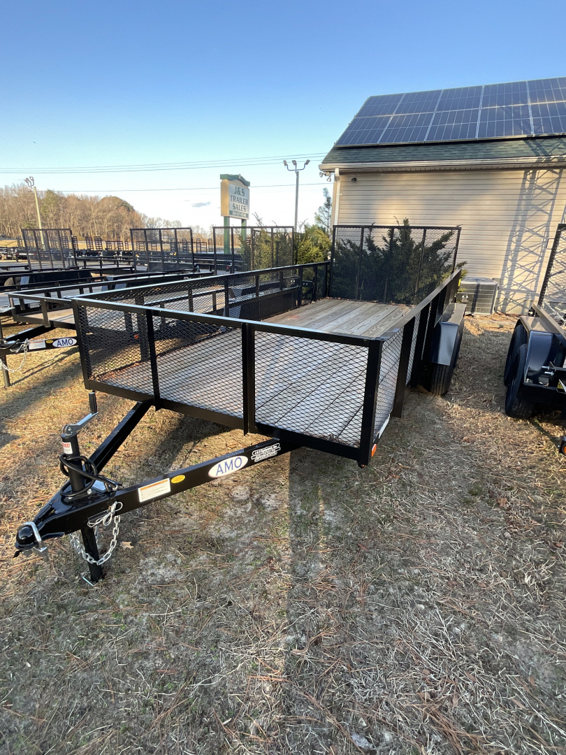 New 2026 AMO 23787 82 x 16 Mesh Utility Trailer