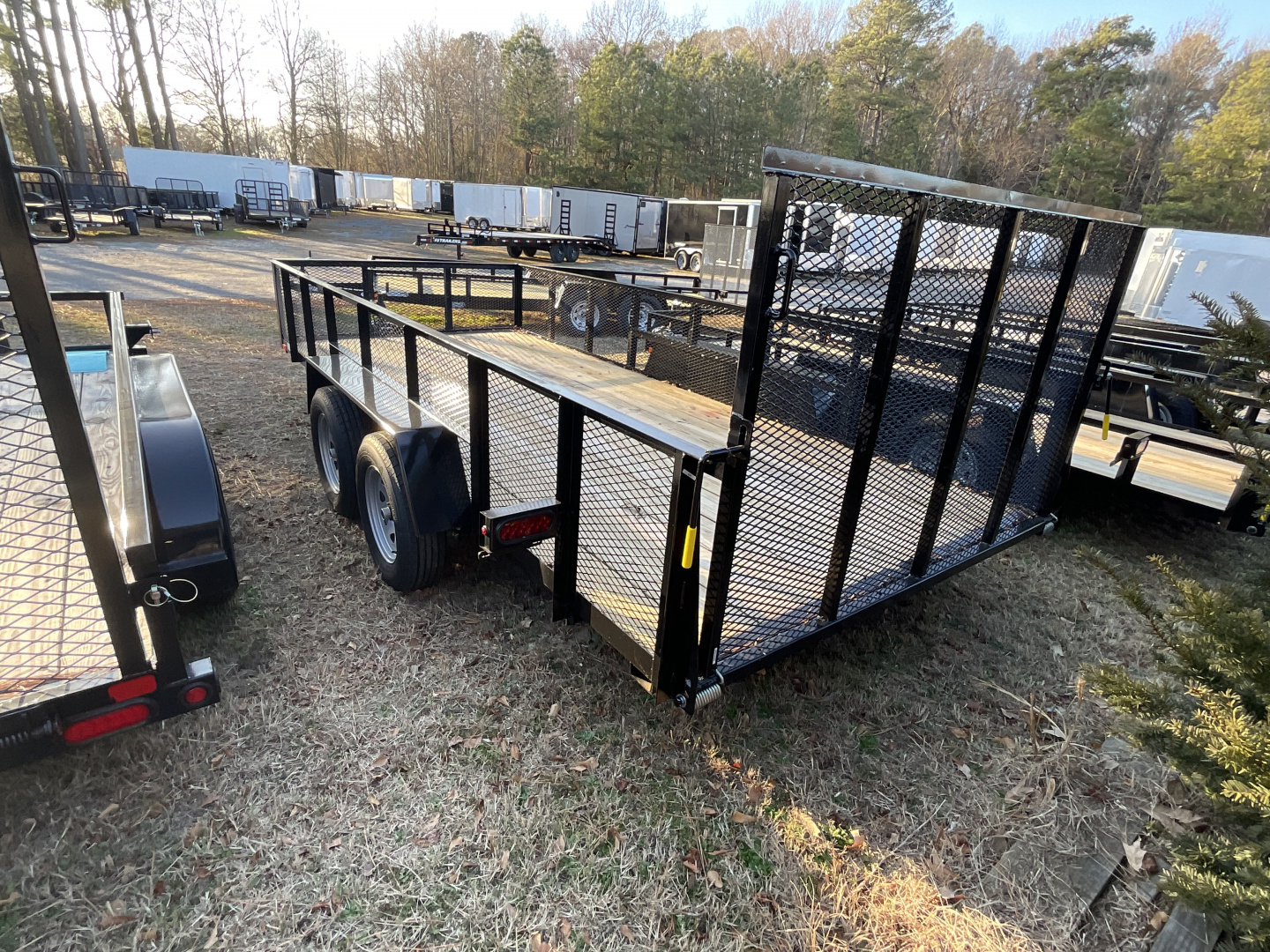 New 2026 AMO 23787 82 x 16 Mesh Utility Trailer