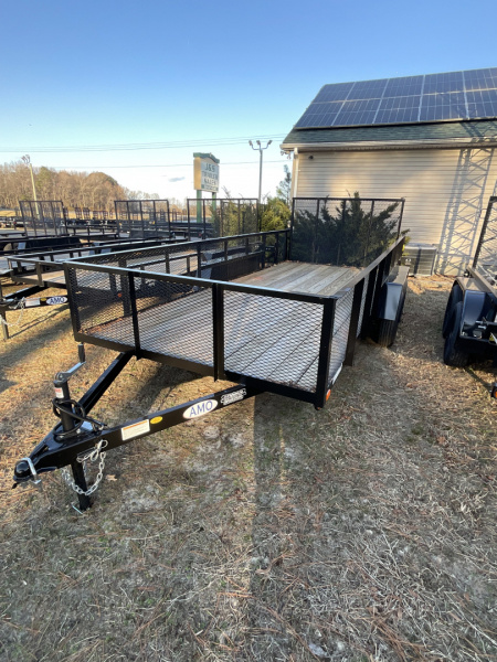 New 2026 AMO 23787 82 x 16 Mesh Utility Trailer