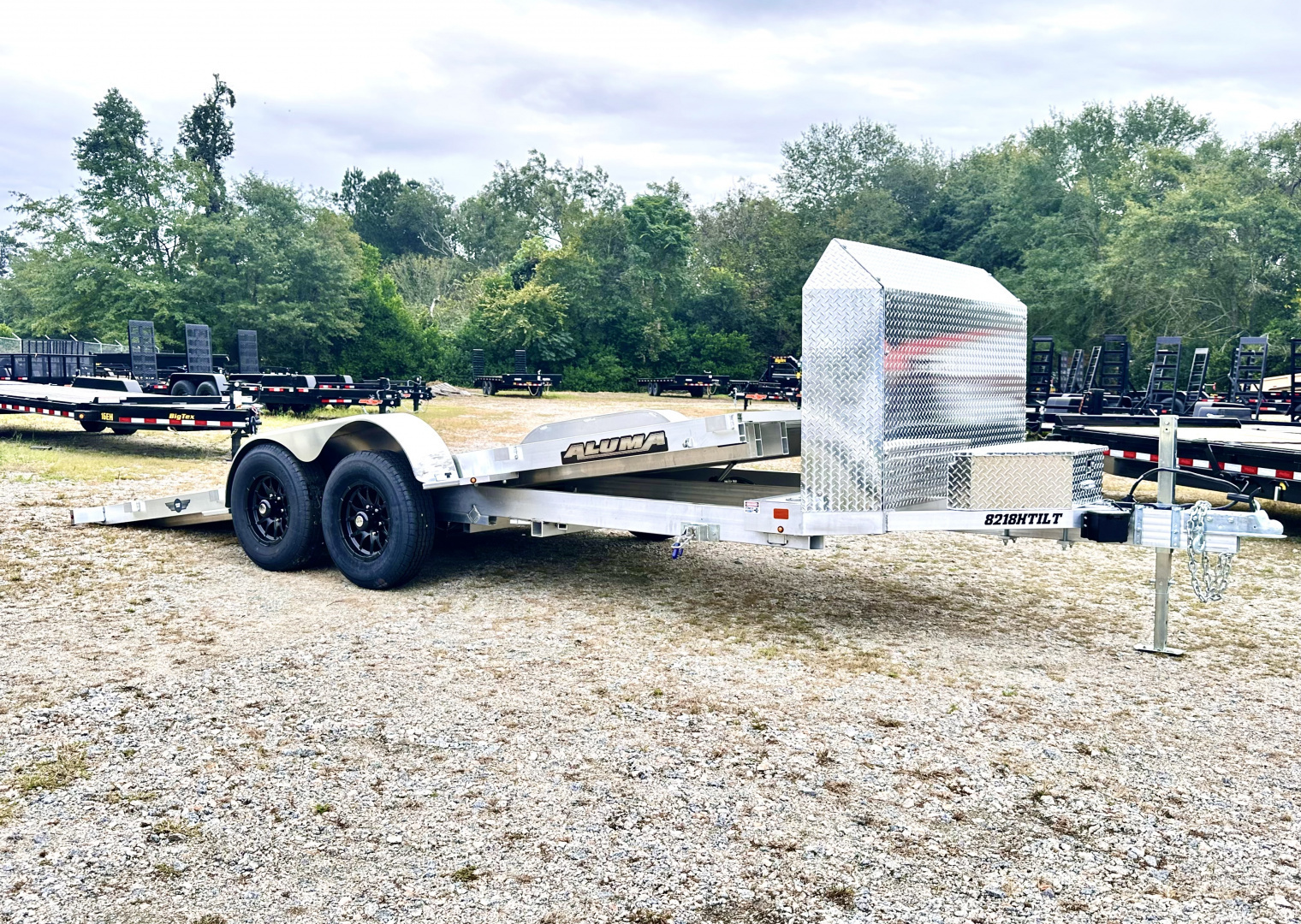 New 2025 Aluma 8218HTILT Executive Car Hauler