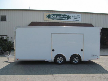 New ATC ROM 300 8.5 X 20 10K Exterior Package and Premium Escape Door Car / Racing Trailer