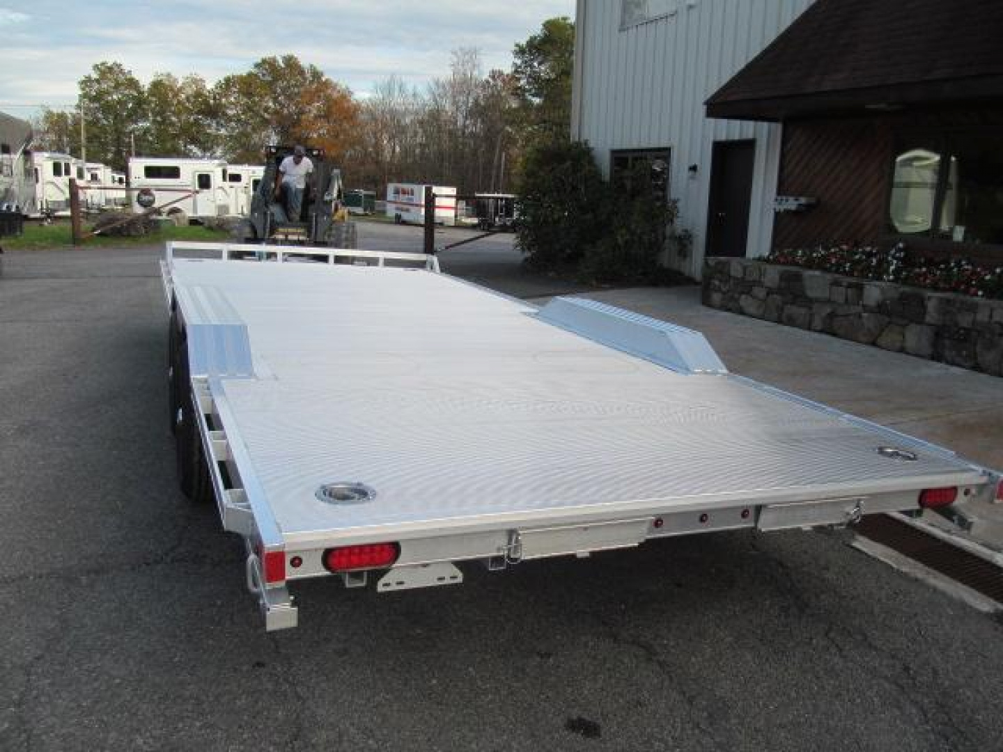 New Aluma 8220H Wide Body Car / Racing Trailer