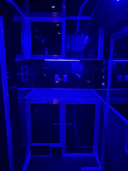 New 2026 Haulmark 34 Bathoom Race Trailer, Air Prep PKG, Awning, Polycor, Insulated, Window, 54" ALX Slide Out Step, A/C + Heat