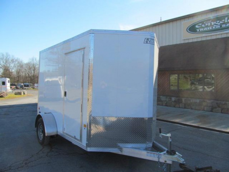 New EZ Hauler 6 X 10 Aluminum Enclosed V Front Cargo Trailer