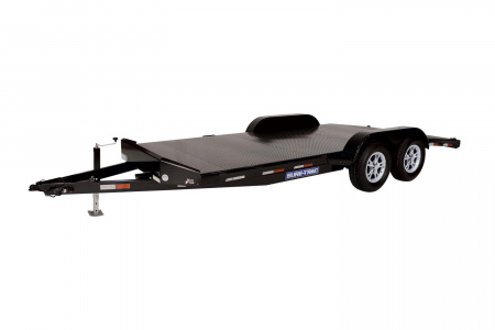 New Sure-Trac 7 x 20 (16+4) Steel Deck Car Hauler Trailer  10K