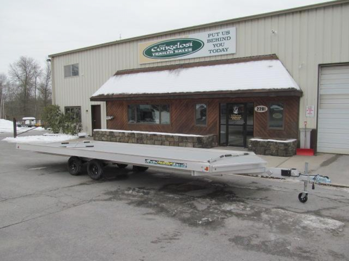 New Aluma 8622 4 Place Snowmobile Trailer Snowmobile Trailer