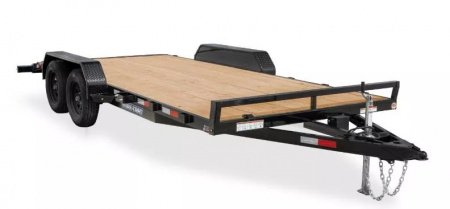 New Sure-Trac 7 x 18 (16+2) C-Channel Car Hauler Trailer  7K