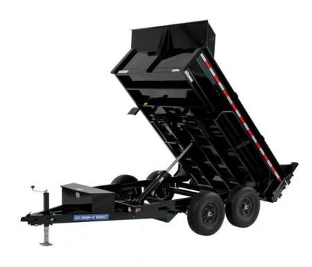 New Sure-Trac 6 x 12 SD Low Profile Dump Trailer  10K Telescopic