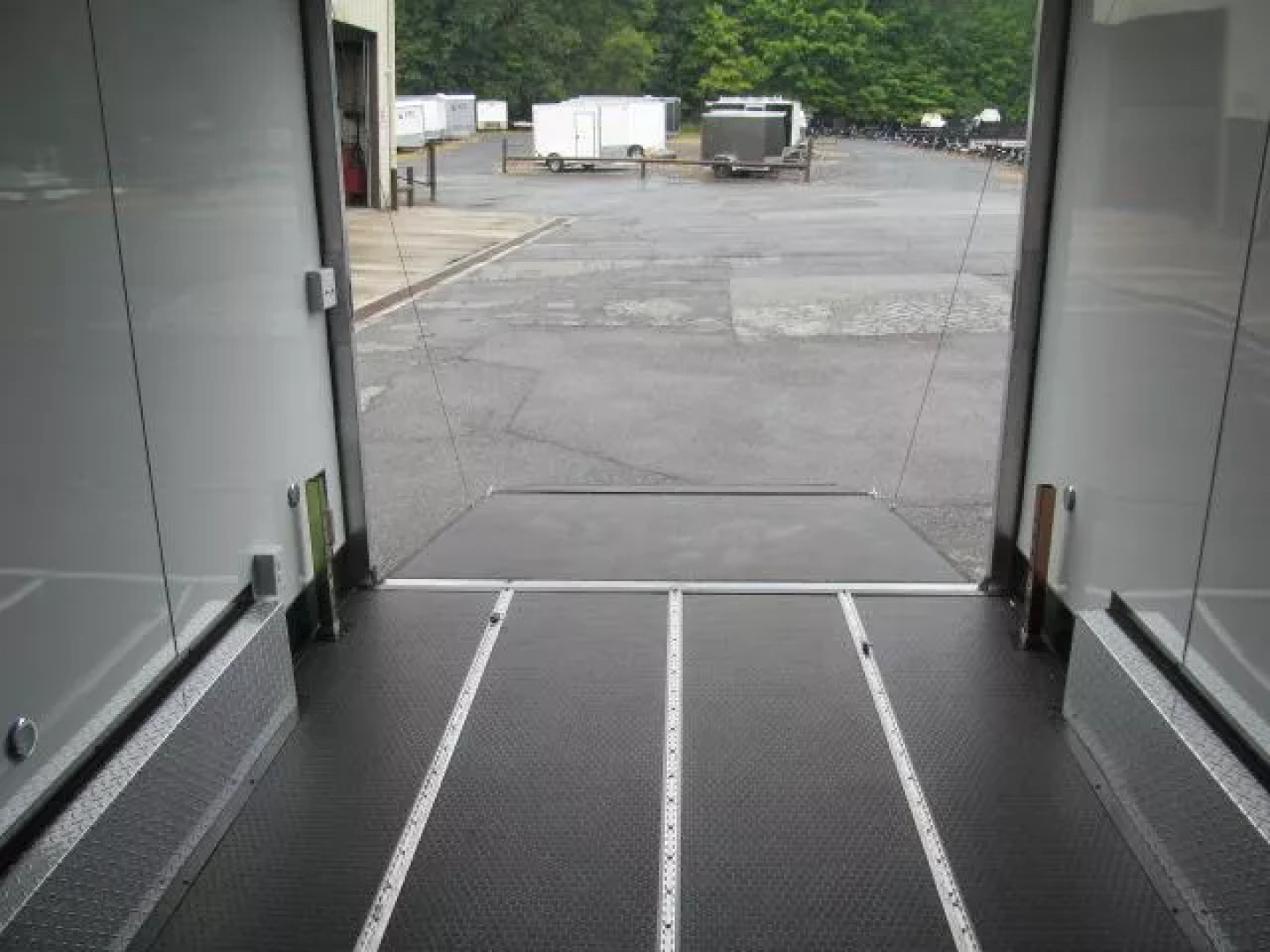 Used 2024 Mission 7.5 X 16 Pinnacle All Aluminum Motorcycle / Enclosed Trailer
