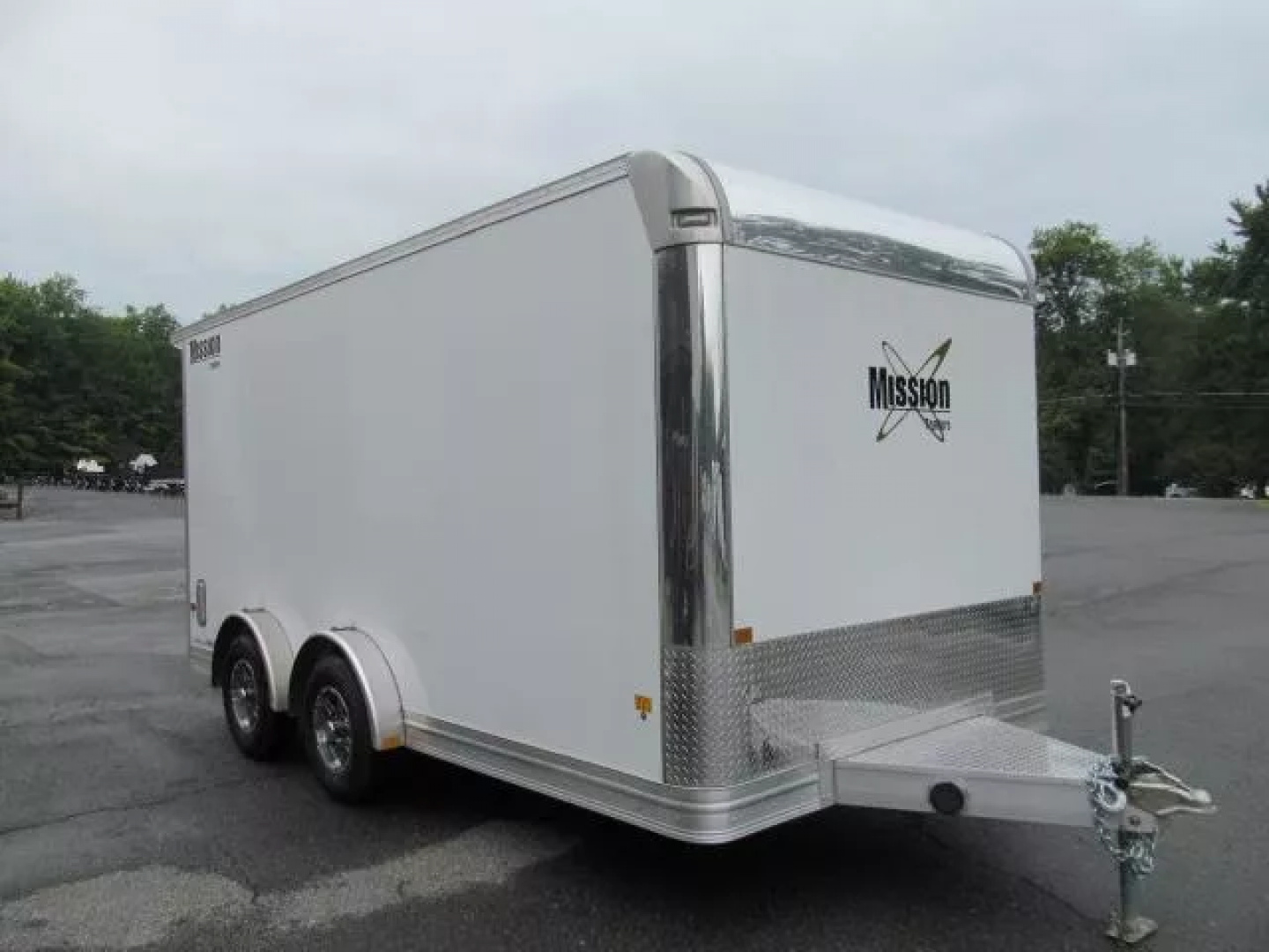 Used 2024 Mission 7.5 X 16 Pinnacle All Aluminum Motorcycle / Enclosed Trailer