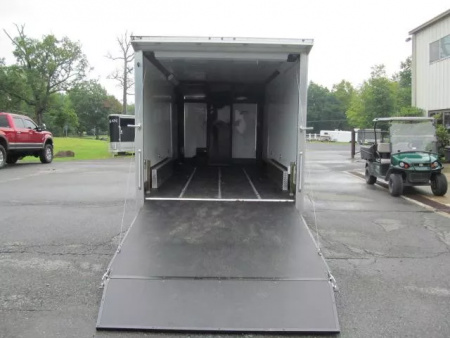 Used 2024 Mission 7.5 X 16 Pinnacle All Aluminum Motorcycle / Enclosed Trailer