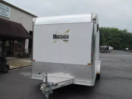 Used 2024 Mission 7.5 X 16 Pinnacle All Aluminum Motorcycle / Enclosed Trailer