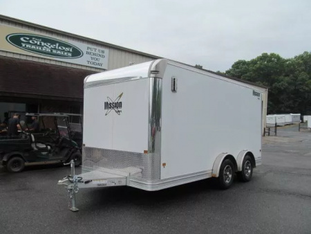 Used 2024 Mission 7.5 X 16 Pinnacle All Aluminum Motorcycle / Enclosed Trailer