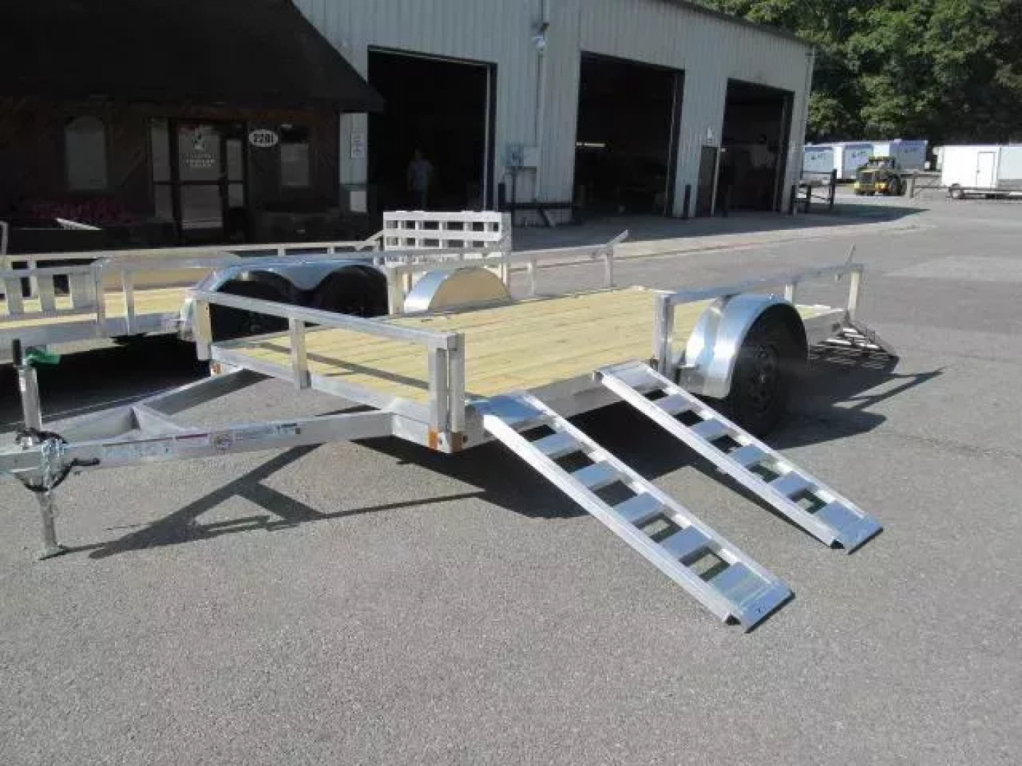 New Mission 6'8" X 12 ATV Aluminum WR 2.0 Utility Trailer