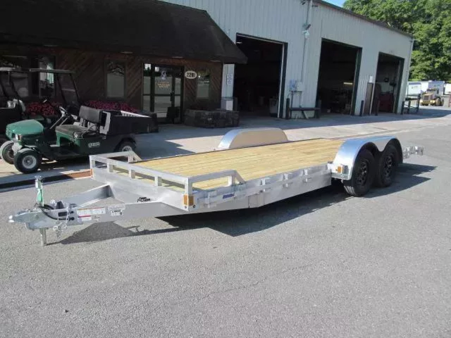 New Mission Aluminum Open Car Hauler 6'8" X 20 7K Car / Racing Trailer