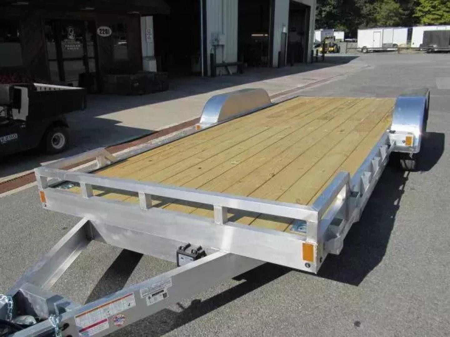 New Mission Aluminum Open Car Hauler 6'8" X 20 7K Car / Racing Trailer