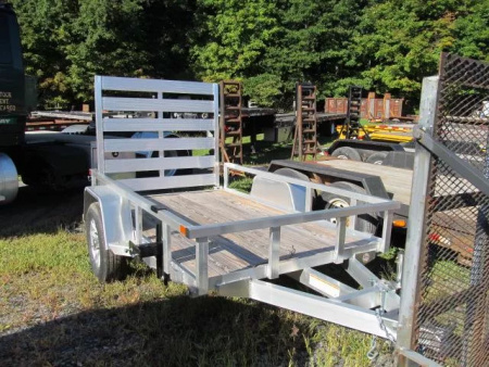 Used 2024 Sure-Trac 5 X 8 Aluminum Utility Trailer