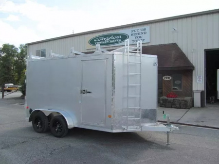 New EZ Hauler 7 X 12 Ultimate Contractor Trailer Enclosed Cargo Trailer