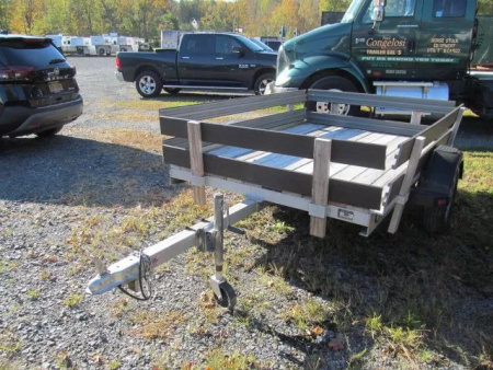 Used 2002 Worthington Trailers 5 X 8 Aluminum Tilt Utility Trailer