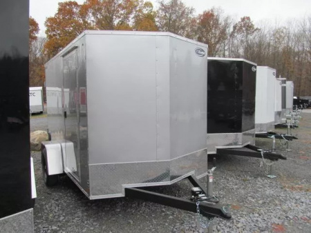 New ITI Cargo 6 x 10 XE Flat Top V-Nose Enclosed Cargo Trailer 3.5K Brake