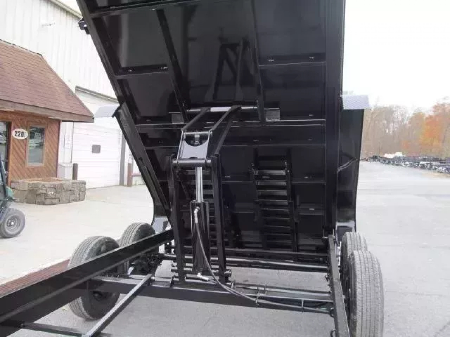 New Punch Trailers 7 X 14 14K Scissor Dump Trailer
