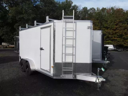 New EZ Hauler 7 X 14 Ultimate Contractor Trailer Enclosed Cargo Trailer