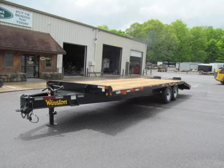 New Winston 7 Ton 20 Plus 5 Ft Deckover Equipment Trailer