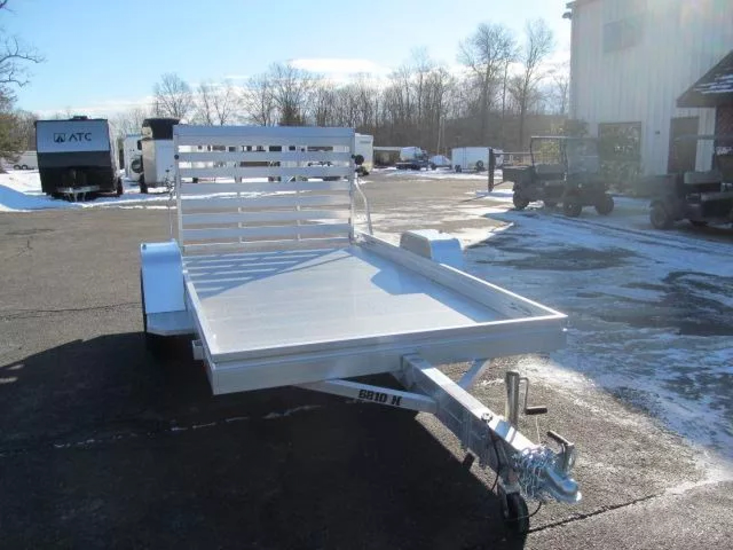 New Aluma 6810H Utility Trailer