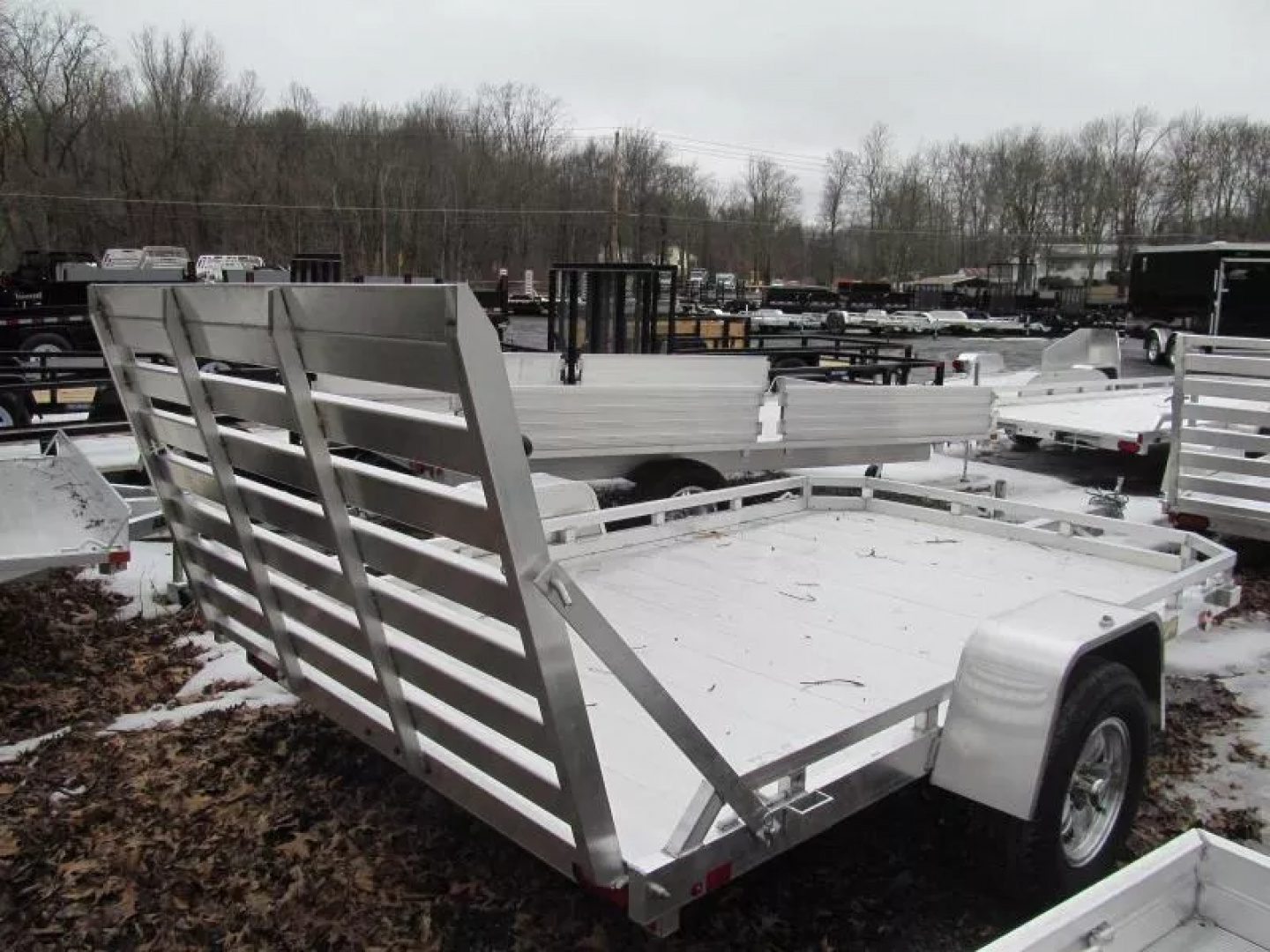 New Aluma 7710H Utility Trailer