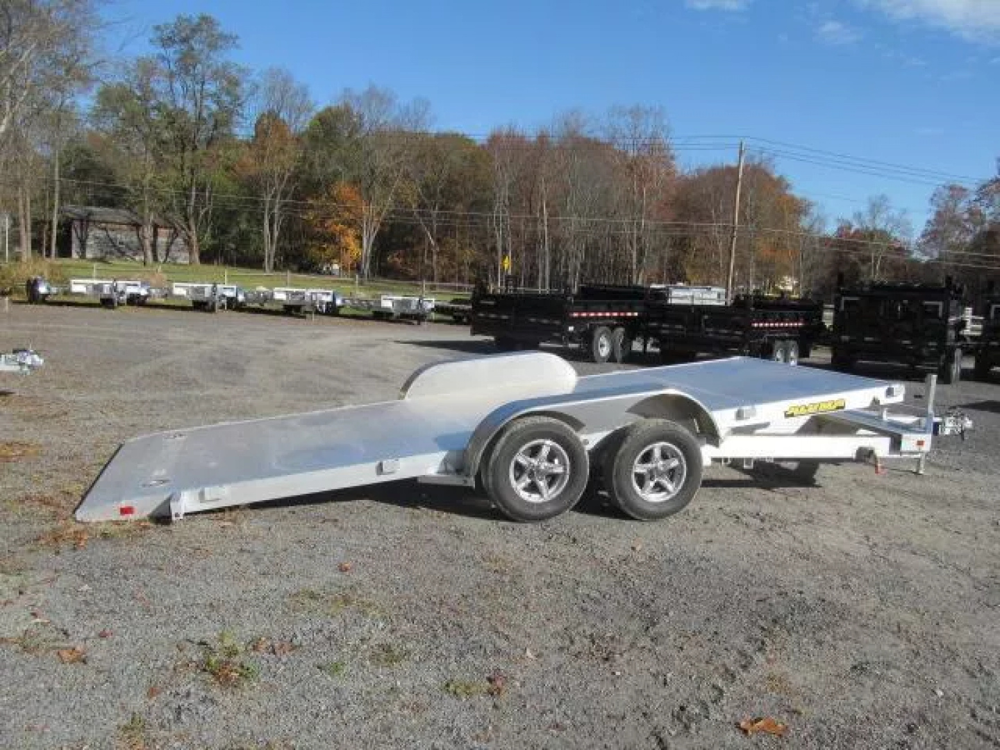 New Aluma 8218 Tilt Car Trailer