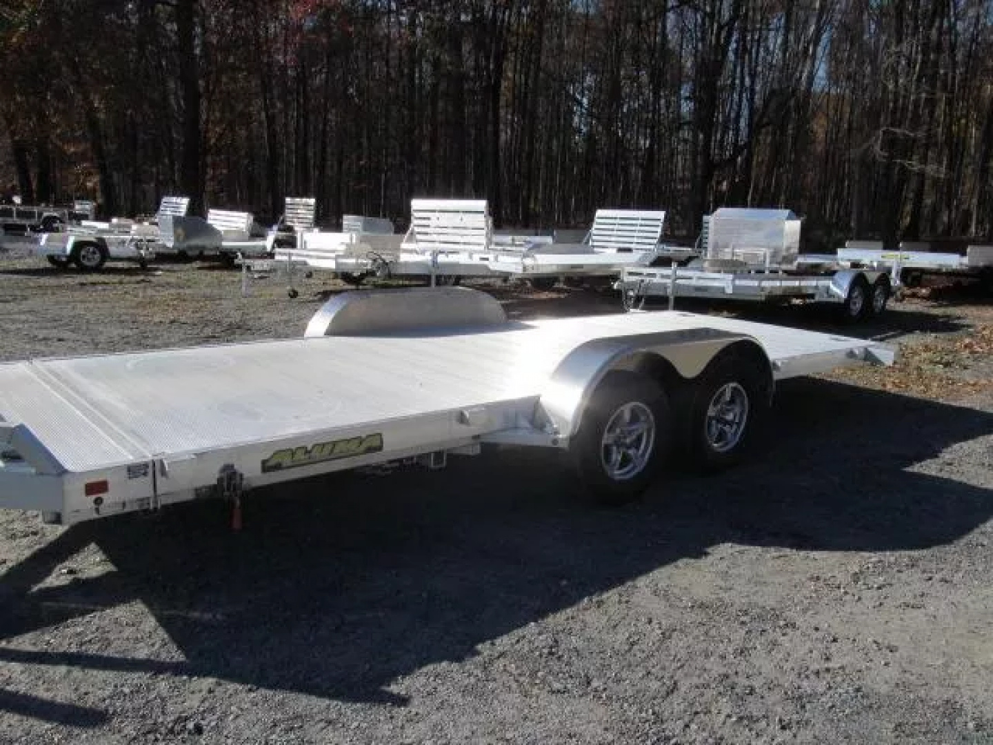 New Aluma 8218 Tilt Car Trailer