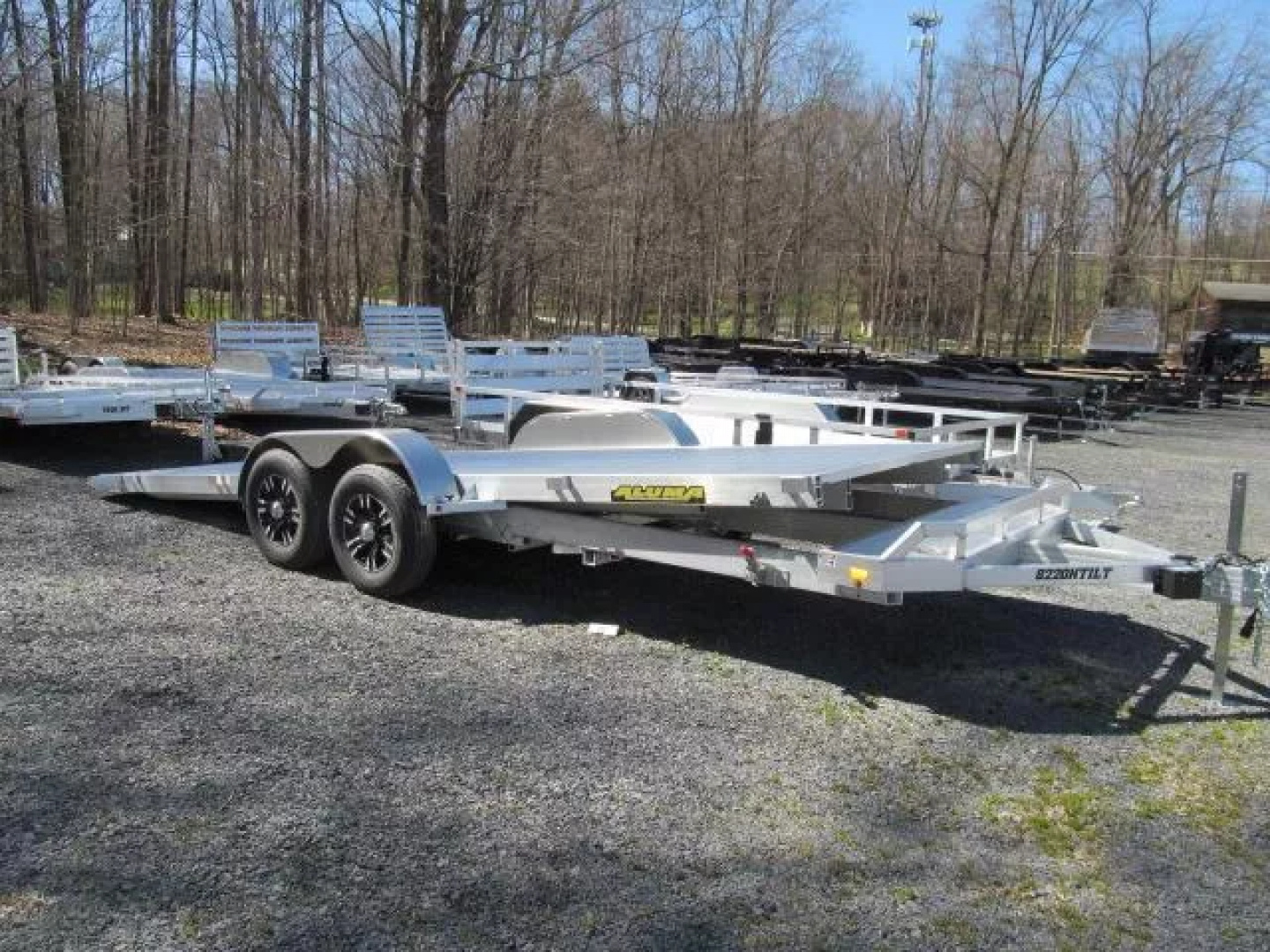 New Aluma 8220H Tilt Car Trailer