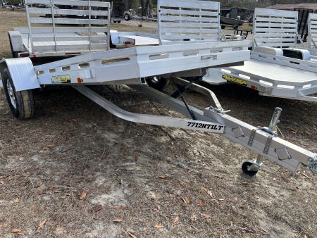 New 2025 Aluma 7712H-TILT-S Tilt Trailer