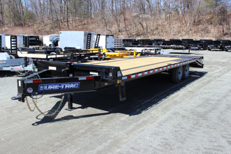 New 2026 Sure-Trac 8.5x20+5 17.6K K HD Beavertail Deckover Trailer