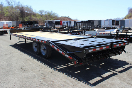 New 2026 Sure-Trac 8.5x20+5 17.6K K HD Beavertail Deckover Trailer