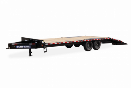 New 2026 Sure-Trac 8.5x20+5 17.6K K HD Beavertail Deckover Trailer