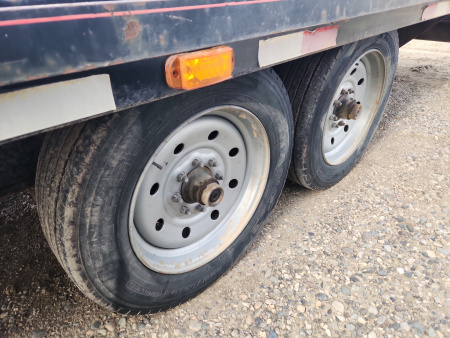 Used 2015 Mirage Trailers 25' SW FB Flatbed Trailer