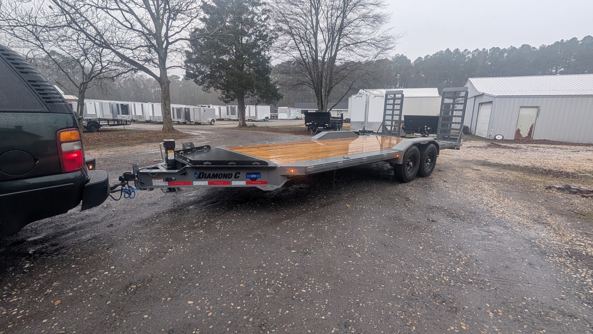 New 2026 Diamond C Trailers 23924 lpx drive over knees gray Equipment Trailer