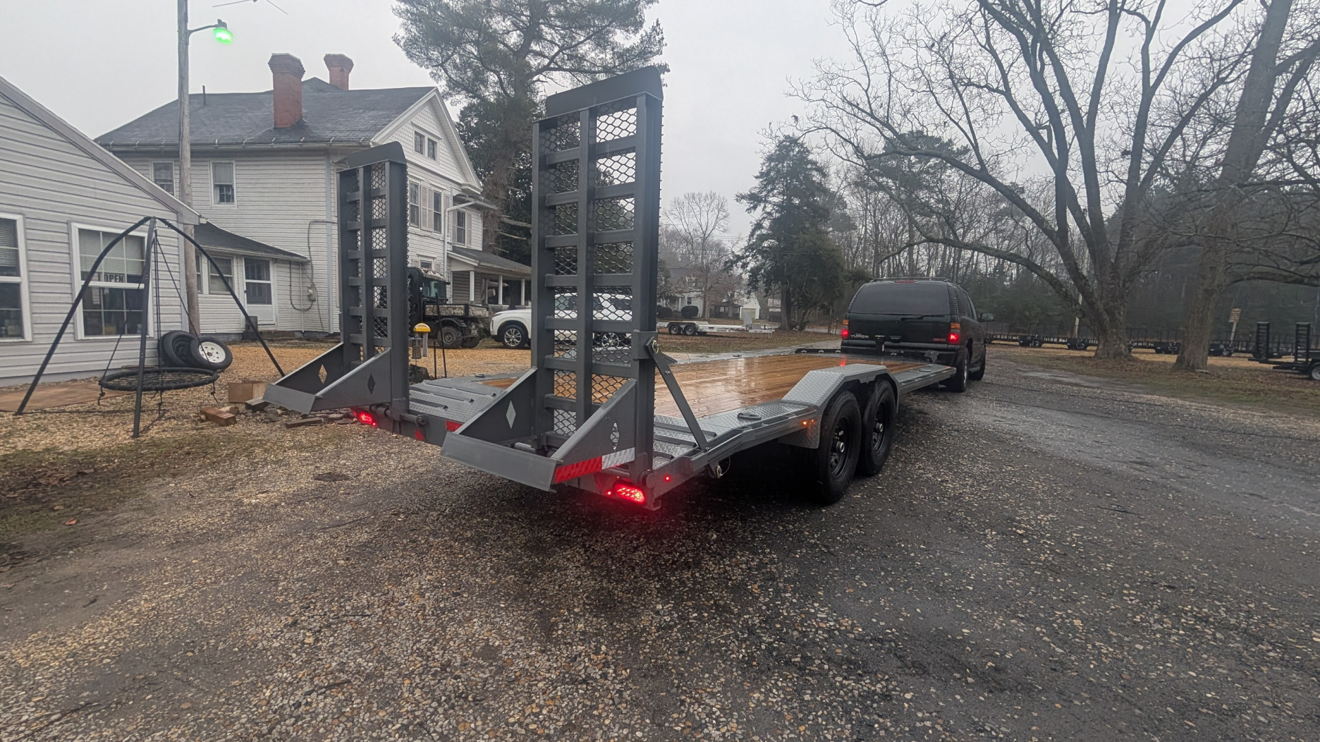 New 2026 Diamond C Trailers 23924 lpx drive over knees gray Equipment Trailer