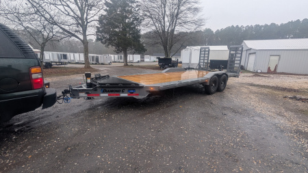 New 2026 Diamond C Trailers 23924 lpx drive over knees gray Equipment Trailer