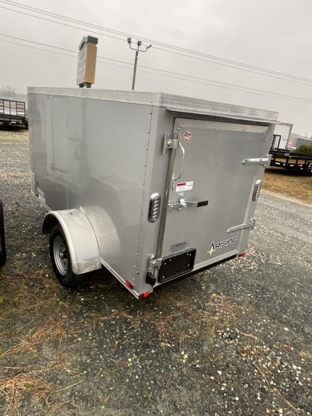 New 2026 Arising 24051 4x8 SILVER Cargo / Enclosed Trailer
