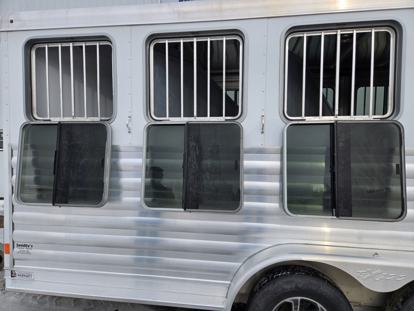 Used 2023 Exiss Trailers 3H Horse Trailer w/ Ramp