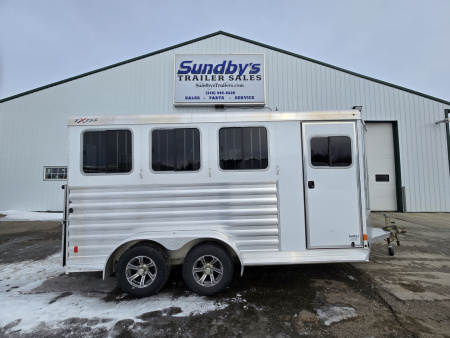 Used 2023 Exiss Trailers 3H Horse Trailer w/ Ramp