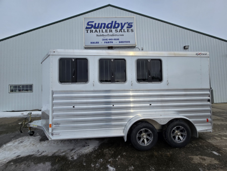 Used 2023 Exiss Trailers 3H Horse Trailer w/ Ramp