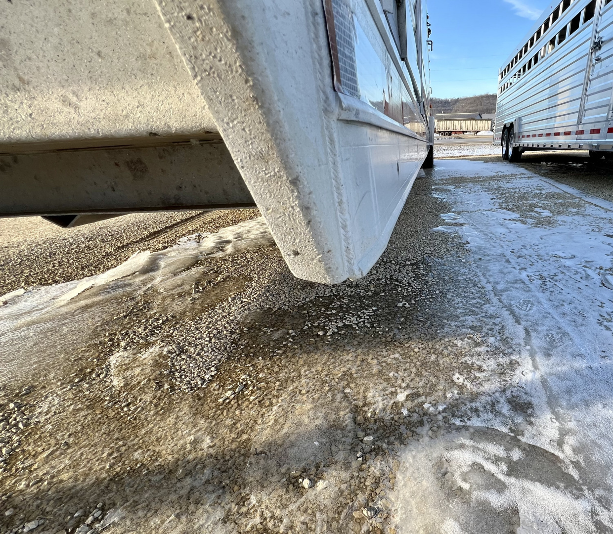 Used 2018 Platinum Coach LIVESTOCK Stock / Stock Combo Trailer