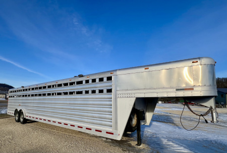 Used 2018 Platinum Coach LIVESTOCK Stock / Stock Combo Trailer