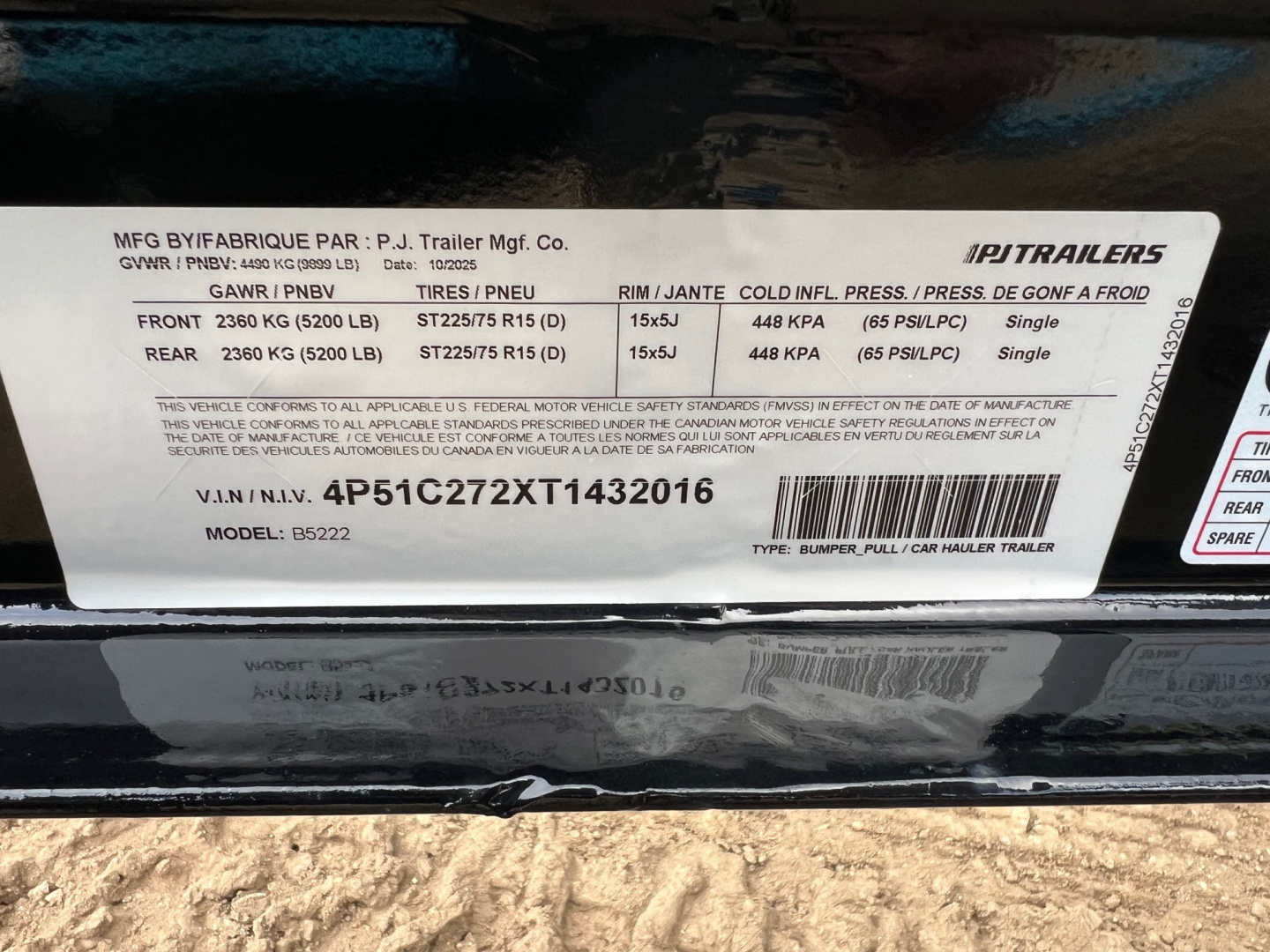 New 2026 PJ Trailers 22 Equipment Trailer