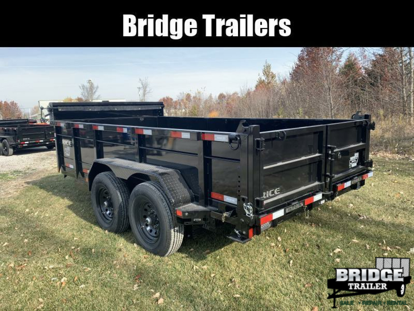 New 2026 Rice Trailers 14K HD 14 (82" X 14') 14K Telescopic Dump Trailer